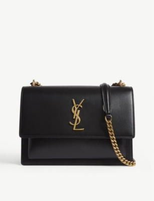 Saint laurent clearance sunset bag black