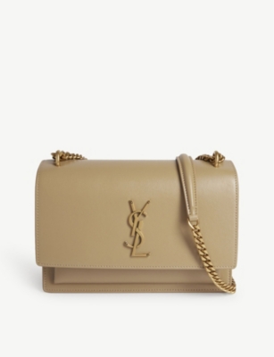 SAINT LAURENT: Monogram Sunset medium leather cross-body bag