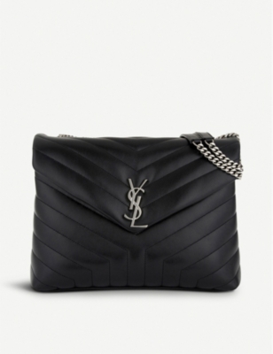 Saint Laurent YSL Medium Quilted Leather Shoulder Bag