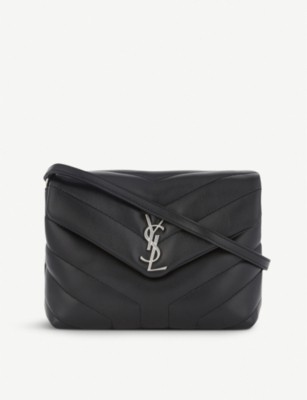 SAINT LAURENT: Monogram Loulou quilted leather cross-body bag