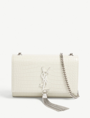 small cream shoulder bag