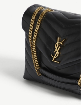 SAINT LAURENT Loulou monogram medium leather shoulder bag