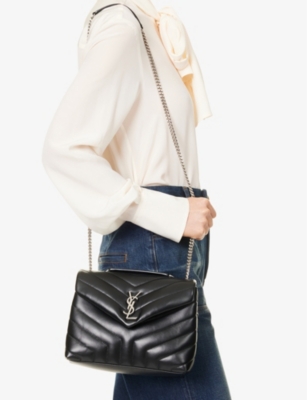 SAINT LAURENT Loulou small leather cross-body bag