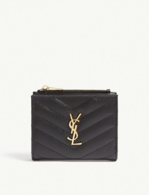Saint Laurent Quilted Leather Purse - Farfetch