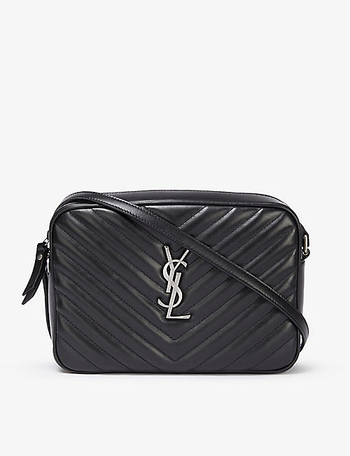 SAINT LAURENT: Lou quilted leather camera bag