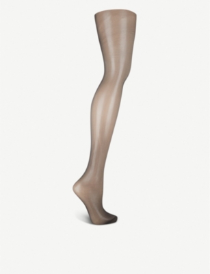 Falke Seidenglatt 15 Denier Woven Tights In 3009 Black