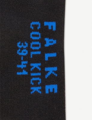 Shop Falke Women's 3000 Black Cool Kick Anti-slip Stretch-woven Ankle Socks