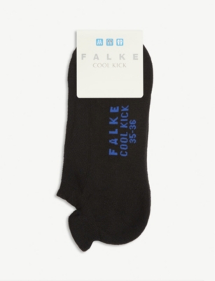 Shop Falke Women's 3000 Black Cool Kick Trainer Socks