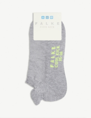 Shop Falke Women's 3400 Light Grey Cool Kick Trainer Socks