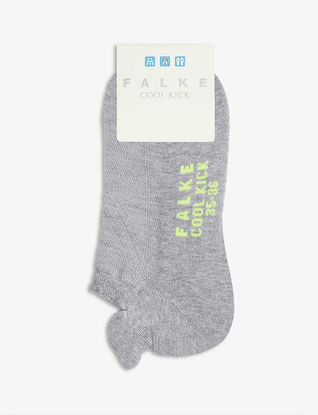 Shop Falke Cool Kick Trainer Socks In 3400 Light Grey