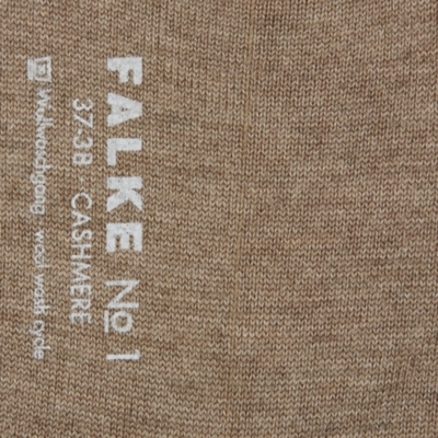 Falke Womens 5410 Nutmeg Mel No 1 Cashmere Sock In 5410 Nutmeg Mel (brown)