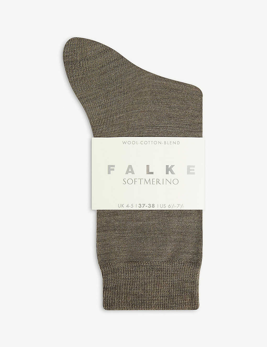 Falke High-rise Wool Socks In 5810 Pebble (grey)