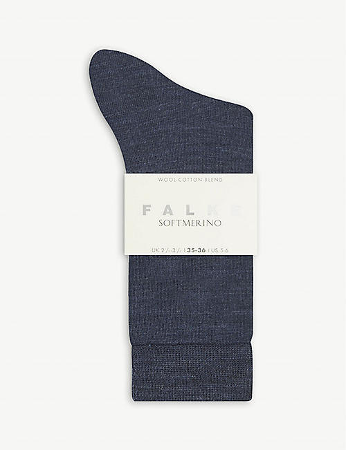 FALKE: High-rise wool socks