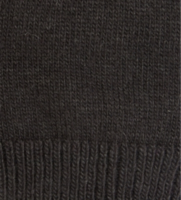 Shop Falke Cosy Wool-cashmere Socks In 3009 Black