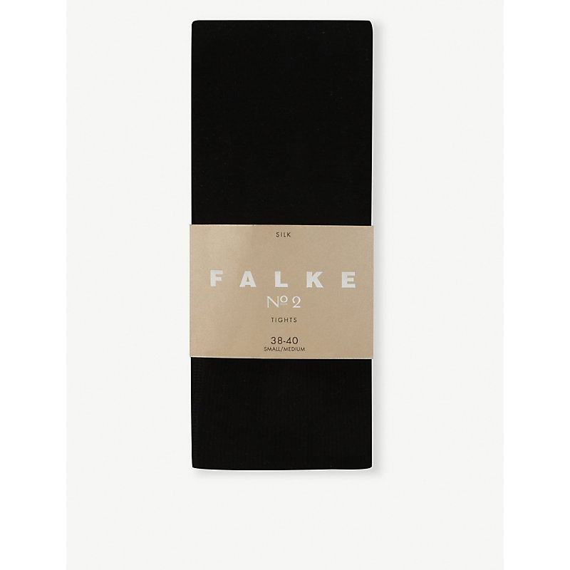 Shop Falke Women's 3009 Black Silk No.2 Tights
