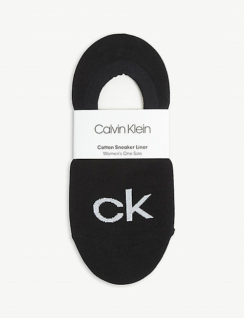 CALVIN KLEIN: Kourtney retro logo shoe liners