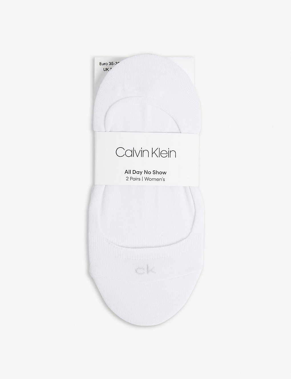 Calvin Klein Two Pack Pair Of Socks In White