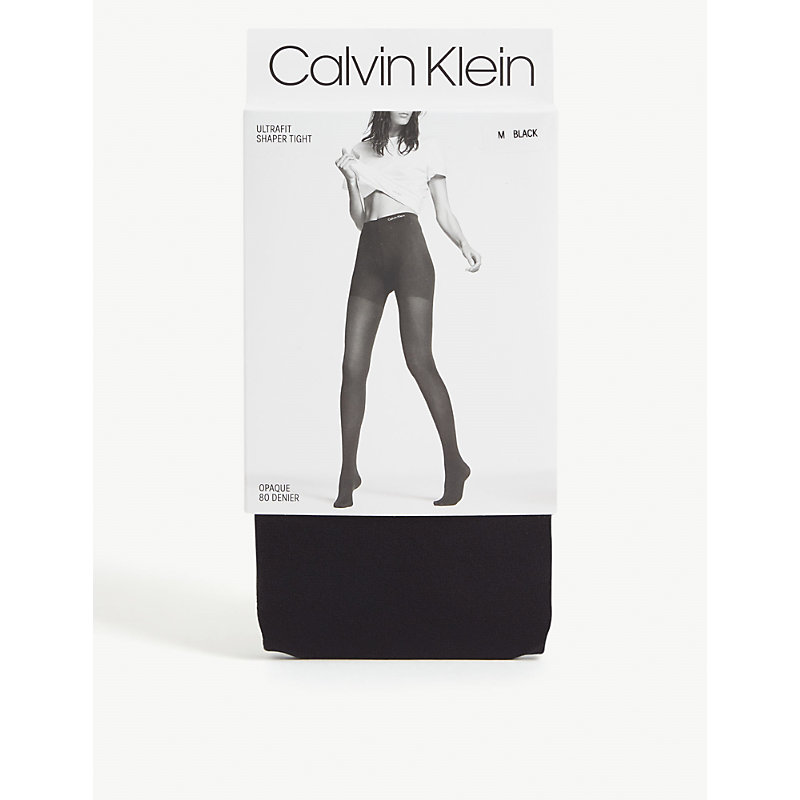 CALVIN KLEIN CALVIN KLEIN WOMEN'S 00 BLACK ULTRA FIT 80 DENIER TIGHTS,10846346