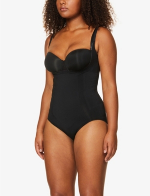 Spanx Oncore Stretch Body In Very Black