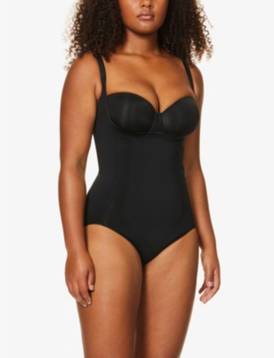 Spanx Oncore Stretch Body In Very Black