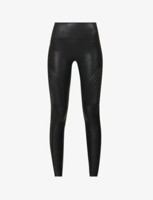 Buy SPANX® Medium Control Faux Leather Moto Shaping Leggings from