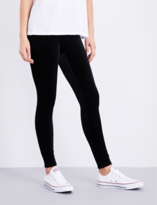 Velvet Leggings Black