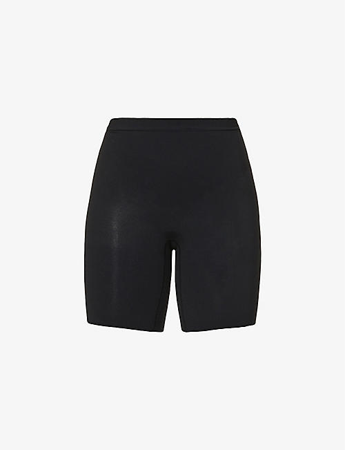 SPANX：Power Shorts 高腰弹力平纹针织短裤