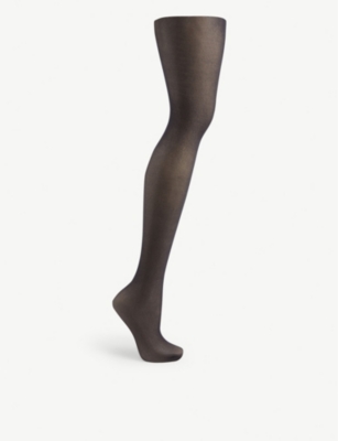 Shop Falke Womens Black: 300 Shelina 12 Denier Stretch-woven Tights