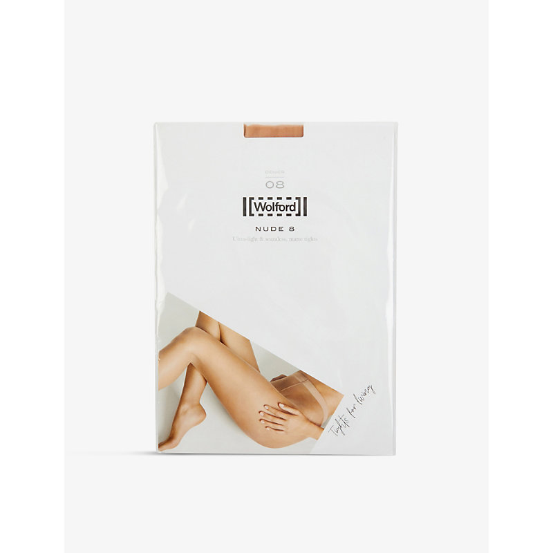 Wolford Womens Gobi Nude 8 Tights