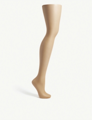 Shop Wolford Nude 8 Tights In Honey