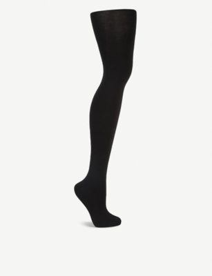 Wolford Womens Black Cashmere Silk Tights