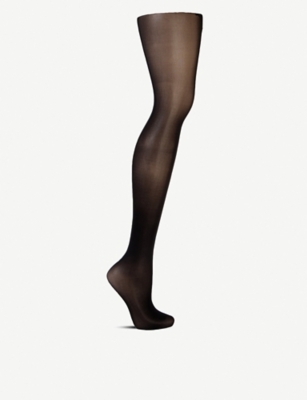 Shop Wolford Women's Black Matte Transparent Tights In Nero