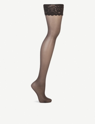 Floral Suspender Tights - Wolford Store Sydney Australia