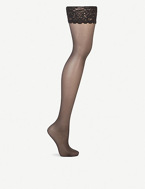 WOLFORD: Satin touch 20 hold-ups