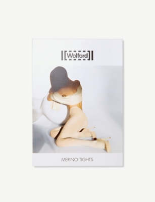 Shop Wolford Merino Wool Tights In Anthracite