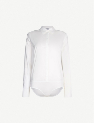 WOLFORD: Shirt-style cotton-blend body