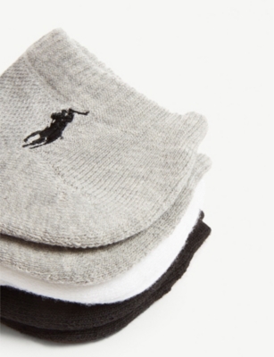 POLO RALPH LAUREN: Logo cushioned sole socks set of six