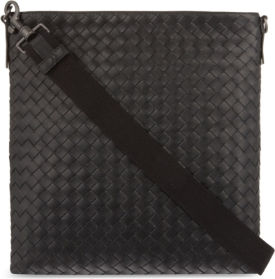 BOTTEGA VENETA   Intrecciato leather cross body bag