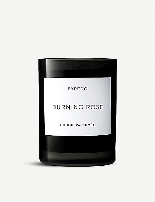 BYREDO: Burning Rose candle 240g