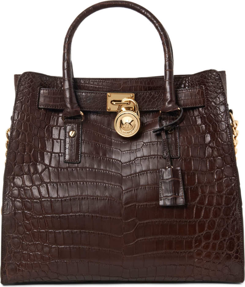 MICHAEL KORS Limited edition Hamilton croc leather tote