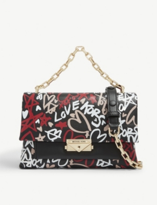 michael kors graffiti backpack