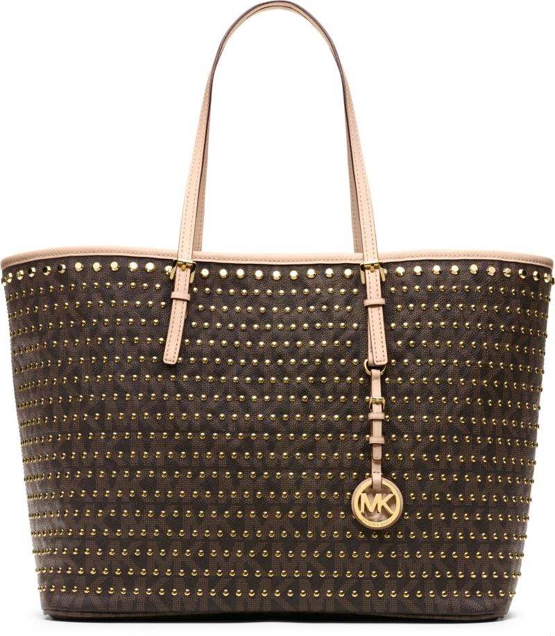 MICHAEL KORS   Jet Set medium studded travel tote