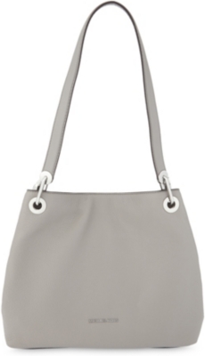 michael kors raven leather shoulder bag