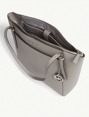 michael kors voyager tote pearl grey