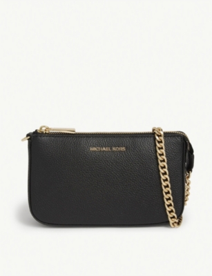 MICHAEL MICHAEL KORS Textured leather chain wallet Selfridges