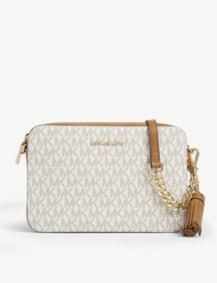 MICHAEL MICHAEL KORS Ginny monogram print cross body bag Selfridges