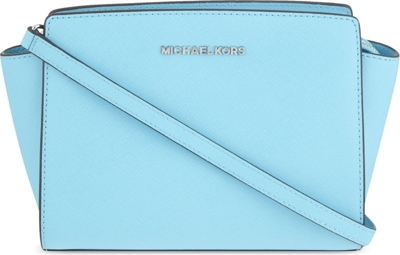 MICHAEL MICHAEL KORS   Selma mini leather messenger bag