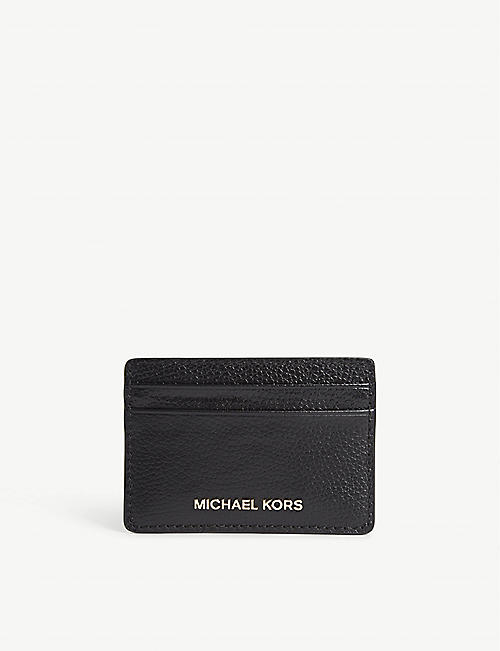 MICHAEL MICHAEL KORS: Jet Set leather card holder