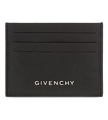 GIVENCHY - Grained leather card holder | Selfridges.com