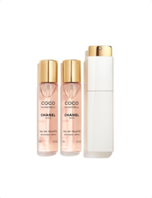 Chanel Coco Mademoiselle Eau De Toilette Twist And Spray 3x20ml